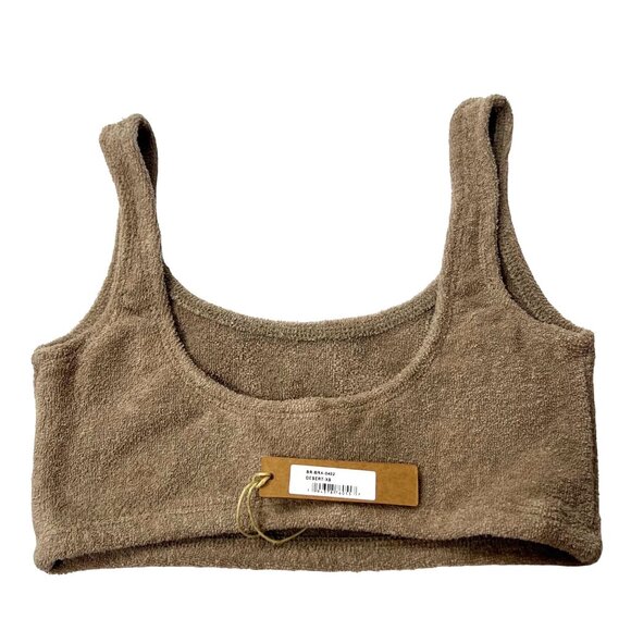 SKIMS Terry Toweling Scoop Bralette  Desert XS - Picture 3 of 9